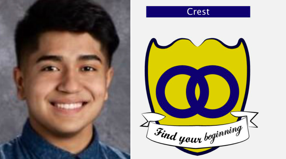 Picture of Jesus and Crest