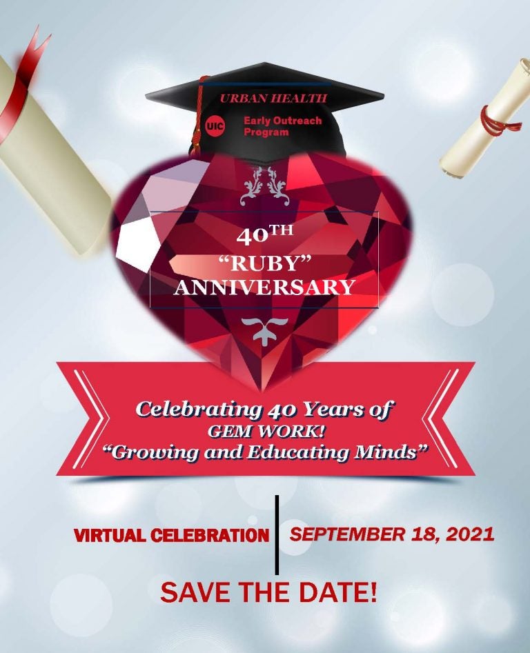 40th ruby anniversary flyer